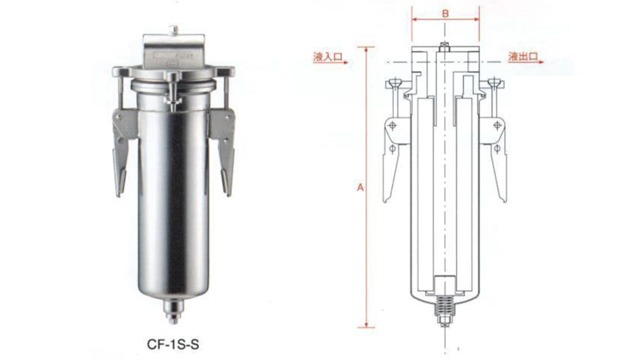 JNC單芯不銹鋼過(guò)濾器CF-1S-S